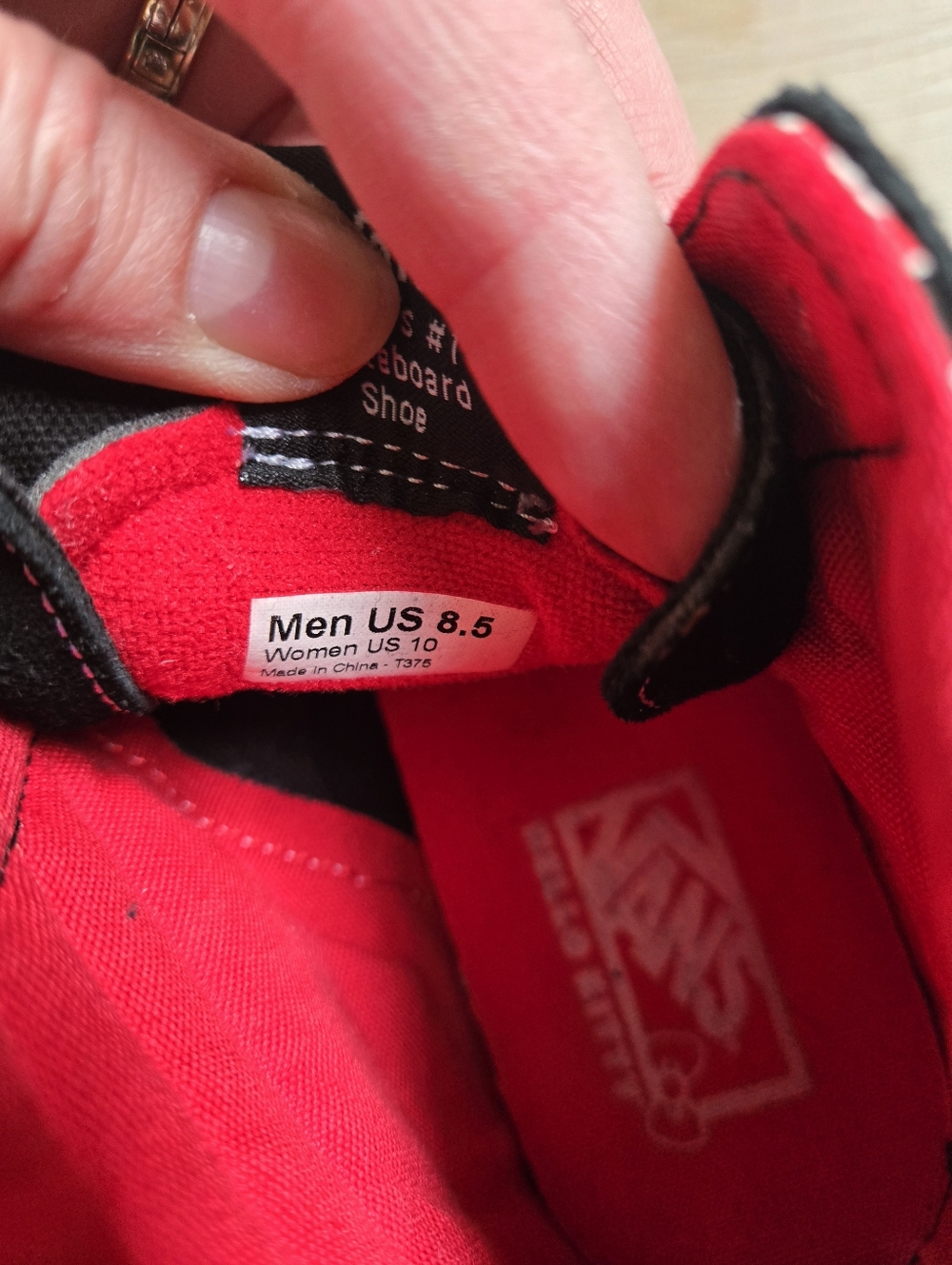 Vans x Hello Kitty Sk8-Hi Slim sneakers Size Womens 10 Mens 8.5 - Picture 7 of 8